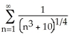 The series converges.