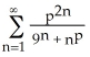 <strong>For exactly what values of the constant p does the series converge?</strong> A) -3 < p < 3 B) -3 \le p \le 3 C) 0 \le p \le 3 D) 0 < p < 3 E) -3 < p < 0