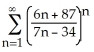 The series converges.