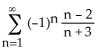 The series converges.