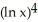  For what values of x does the series ln x +   +   +   +... converge? A)    < x < e B)  0 < x < e C)  1 < x < e D)  0 < x <  \infty  E)  0 < x < 1 