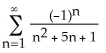 By possibly rearranging its terms, the series can be forced to have the sum 17.