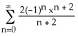    A)  f(x)  =   , for -1 < x  \le  1 B)  f(x)  =   , for -1 < x < 1 C)  f(x)  =   , for -1  \le  x  \le  1 D)  f(x)  =   , for -1  \le  x < 1 E)  f(x)  =   , for -1 < x  \le  1 
