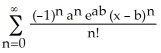 Find the Taylor expansion of   about x = b. A)    B)    C)    D)    E)   