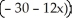  Find the Taylor series for f(x)  = ln   about c = - 3. Where does the series converge to f(x) ? A)  - 30-   , -   < x  \le    B)  ln(6)  +   ,   < x  \le    C)  ln(6)  -   , -   < x  \le  -   D)  ln(6)  -   , -    \le  x < -   E)  ln(6)  +   ,    \le  x <   