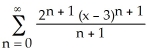  Find the Taylor series for f(x)  = ln   about c = - 3. Where does the series converge to f(x) ? A)  - 30-   , -   < x  \le    B)  ln(6)  +   ,   < x  \le    C)  ln(6)  -   , -   < x  \le  -   D)  ln(6)  -   , -    \le  x < -   E)  ln(6)  +   ,    \le  x <   