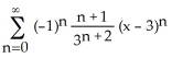  Find the Taylor series for f(x)  =   about x - 3. On what interval does the series converge to f(x) ? A)  f(x)  =   , for 0 < x < 6 B)  f(x)  =   , for 0 < x < 6 C)  f(x)  =   , for 0 < x  \le  6 D)  f(x)  =   , for 0 < x < 6 E)  f(x)  =   , for 0 < x  \le  6 