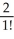 Find the sum of the series 1 -   +   -   +   -... =   . A)    B)  cos(2)  C)    D)  cosh(2)  + sinh(2)  E)  -  