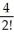 Find the sum of the series 1 -   +   -   +   -... =   . A)    B)  cos(2)  C)    D)  cosh(2)  + sinh(2)  E)  -  