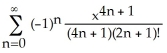  Calculate the Maclaurin series for the function G(x)  =   and calculate G(1)  correct to 5 decimal places. A)  G(x)  =   , G(1)  \approx  0.31025 B)  G(x)  =   , G(1)   \approx  0.31026 C)  G(x)  =   , G(1)   \approx 0.31029 D)  G(x)  =   , G(1)   \approx  0.31031 E)  G(x)  =   , G(1)   \approx  0.31024 