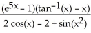 Use known Maclaurin series to evaluate .     A)  -20 B)  20 C)  -30 D)  30 E)  10