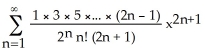 Find the Maclaurin series (binomial series)  for   (x) . A)  x -   for -1 < x < 1 B)  1 -   for -1 < x < 1 C)  x +   for -1 < x < 1 D)  x +   for -1 < x < 1 E)  1 +   for -1 < x < 1