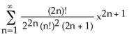   (x) = x +   for -1 < x < 1
