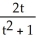  The equations x(t)  =   , y(t)  =   , -1  \le  t  \le  1 are the parametric equations of A)  the whole circle centred at (0 , 0)  and is of radius 1 unit B)  the left half of the circle centred at (0 , 0)  and is of radius 1 unit C)  the bottom half of the circle centred at (0 , 0)  and is of radius 1 unit D)  the top half of the circle centred at (0 , 0)  and is of radius 1 unit E)  the right half of the circle centred at (0 , 0)  and is of radius 1 unit 