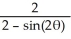 Convert x<sup>2</sup> + y<sup>2</sup> = xy to polar coordinates. A)  r<sup>2</sup> =   B)  r =   C)  r =   D)  r<sup>2</sup> =   E)  r<sup>2</sup> =  