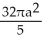  Find the surface area generated by revolving the arc of r = a(1 - cos \theta ) , 0 \le   \theta   \le   \pi  about the line  \theta  = 0. A)    square units B)    square units C)    square units D)    square units E)    square units 