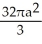  Find the surface area generated by revolving the arc of r = a(1 - cos \theta ) , 0 \le   \theta   \le   \pi  about the line  \theta  = 0. A)    square units B)    square units C)    square units D)    square units E)    square units 