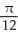  Find the area bounded by the polar curve r = sin(3 \theta ) . A)    square units B)    square units C)    square units D)    square units E)    square units 