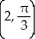  What are the polar coordinates of the highest point on the cardioid r = 2(1 + cos  \theta ) ? A)    B)    C)    D)  (4, 0)  E)    