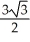  Find the area bounded by the smaller loop of the curve r = 1 + 2 sin( \theta ) . A)  2 \pi  -   square units B)  2 \pi  +   square units C)   \pi  -   square units D)   \pi  +   square units E)    -   square units 