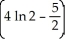<strong>The region R is bounded by y = ln x, y = 0, x = 1, and x = 2. Find the volume of the solid obtained by revolving R about the y-axis.</strong> A) \pi cubic units B) cubic units C) \pi cubic units D) \pi cubic units E) \pi cubic units