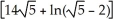<strong>Find the area of the surface obtained by rotating the curve y = , -1 \le x \le 1, about the x-axis.</strong> A) square units B) square units C) square units D) square units E) square units