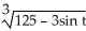 Find the solution of the initial-value problem   =   , x(0)  = 5. A)  x =   B)  x =   C)  x =   D)  x =   E)  x =  