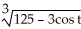 Find the solution of the initial-value problem   =   , x(0)  = 5. A)  x =   B)  x =   C)  x =   D)  x =   E)  x =  