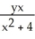Solve the initial-value problem   = -   , y(0)  = 4. A)  y(x)  =   B)  y(x)  =   C)  y(x)  =   D)  y(x)  =   E)  y(x)  =  