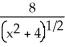 Solve the initial-value problem   = -   , y(0)  = 4. A)  y(x)  =   B)  y(x)  =   C)  y(x)  =   D)  y(x)  =   E)  y(x)  =  