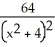 Solve the initial-value problem   = -   , y(0)  = 4. A)  y(x)  =   B)  y(x)  =   C)  y(x)  =   D)  y(x)  =   E)  y(x)  =  