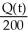  A tank contains 200 litres of fluid in which 60 grams of salt is dissolved. A brine solution of 2 grams of salt per litre is pumped into the tank at a rate of 2 litres/minute. The well-stirred solution is then pumped out at the same rate.(a)  Write the differential equation in terms of Q(t)  and t and write the initial condition to model this problem. (Q(t)  should represent the amount of salt in the tank at time t) .(b)  Solve the equation in part (a) .(c)  How much salt will be present in the tank after a long period of time? A)  (a)    = 2 -   , Q(0)  = 60  ~~~~~~~~ (b)  Q(t)  = 200 - 340   ~~~~~~~~  (c)  200 grams B)  (a)    = 4 -   , Q(0)  = 60  ~~~~~~~~ (b)  Q(t)  = 400 - 340    ~~~~~~~~ (c)  400 grams C)  (a)    = 400 -   , Q(0)  = 60  ~~~~~~~~ (b)  Q(t)  = 40 - 34   ~~~~~~~~  (c)  40 grams D)  (a)    = 400 -   , Q(0)  = 60 ~~~~~~~~  (b)  Q(t)  = 4 - 3.4   ~~~~~~~~  (c)  4 grams E)  (a)    = 400 - Q(t) , Q(0)  = 60 ~~~~~~~~  (b)  Q(t)  = 400 - 340   ~~~~~~~~  (c)  400 grams 