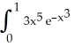 Find   dx. A)  1 -   B)  -1 C)    - 1 D)    E)  -1 -  