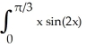 Integrate   dx. A)    +   B)    -   C)    -   D)    +   E)   