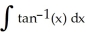 Evaluate   . A)  x   (x)  -   ln(1 +   )  + C B)    + C C)  x   (x)  -   ln(1 +   )  + C D)  arc   + C E)  ln   + C