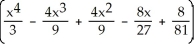 Find a reduction formula for I<sub>n</sub> =   and use it to evaluate I<sub>4 </sub> = .     dx A)    =     -     ,   =     + C B)    =     +     ,   =     + C C)    =     - n   ,   =     + C D)    =     + n   ,   =     + C E)    =     +     ,   =     + C
