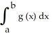 If g(x) is a polynomial of degree two, then the error involved in approximating the integral   using the Trapezoid Rule   is zero.