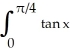 Use Simpson's Rule with 4 subintervals to approximate I =   dx. Round your answer to 4 decimal places. A)  S<sub>4</sub> = 0.3467 B)  S<sub>4</sub> = 0.2874 C)  S<sub>4</sub> = 0.4009 D)  S<sub>4</sub> = 0.3128 E)  S<sub>4</sub> = 0.3465