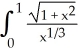 The integral I =   dx is improper and so unsuitable for numerical approximation by, say, the Trapezoid Rule or Simpson's Rule. Use a suitable change of variable to transform I into a proper integral these techniques can be applied to.