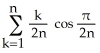  <strong>Write the area under the curve y = cos x and above the interval [0,   \pi /2] on the x-axis as the limit of a sum of areas of n rectangles of equal widths. Have the upper-right corners of the rectangles lie on the curve.</strong> A) Area =     B) Area =     C) Area =     D) Area =     E) Area =     <div style=padding-top: 35px>  