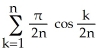  <strong>Write the area under the curve y = cos x and above the interval [0,   \pi /2] on the x-axis as the limit of a sum of areas of n rectangles of equal widths. Have the upper-right corners of the rectangles lie on the curve.</strong> A) Area =     B) Area =     C) Area =     D) Area =     E) Area =     <div style=padding-top: 35px>  