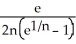 <strong>Calculate the lower Riemann sum for f(x) =   corresponding to a partition P of the interval [0, 1] into n equal subintervals of length 1/n. Given that   n   = 1 (which can be verified by using l'Hopital's Rule), find the area under y =   and above the x-axis between x = 0 and x = 1.</strong> A) L(f,P) =   , area = e square units B) L(f,P) =   , area =   square units C) L(f,P) =   , area = e - 1 square units D) L(f,P) =   , area =   square units E) L(f,P) =   , area =   square units <div style=padding-top: 35px> 