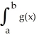 If f and g are integrable functions on the interval [a, b], then   =   .   dx.<div style=padding-top: 35px> 