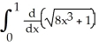 dx = 4