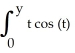 <strong>Given that the relation 3 + dt = 3 defines y implicitly as a differentiable function of x, find .</strong> A) B) C) 6x + cos (t) - t sin (t) D) 6x +cos(y) - ysin (y) E) 6x + ycos (y)