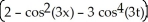 Evaluate   (3x)    (3x)  dx. A)    sin(3x)    + C B)    sin(3x)    + C C)    sin(3x)    + C D)    sin(3x)    + C E)    sin(3x)    + C