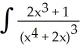 Evaluate the integral   dx. A)  -     + C B)      + C C)  -     + C D)      + C E)  -     + C