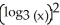 Evaluate   dx. A)    + C B)    +C C)    ln(3)  + C D)    + C E)    log(3)  + C