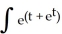 Evaluate the integral   dx. A)    + C B)    + C C)    + C D)    + C E)  2   + C