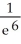 <strong>Evaluate . </strong> A) 1 B) e C) D) \infty E) -6